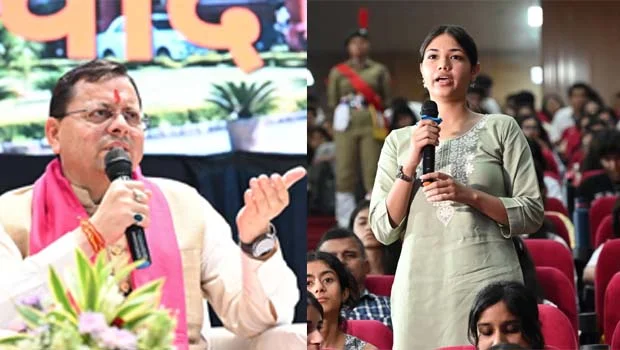 पलायन से रोजगार तक छात्रों ने पूछे CM से सवाल |Click कर पढ़िये पूरी News